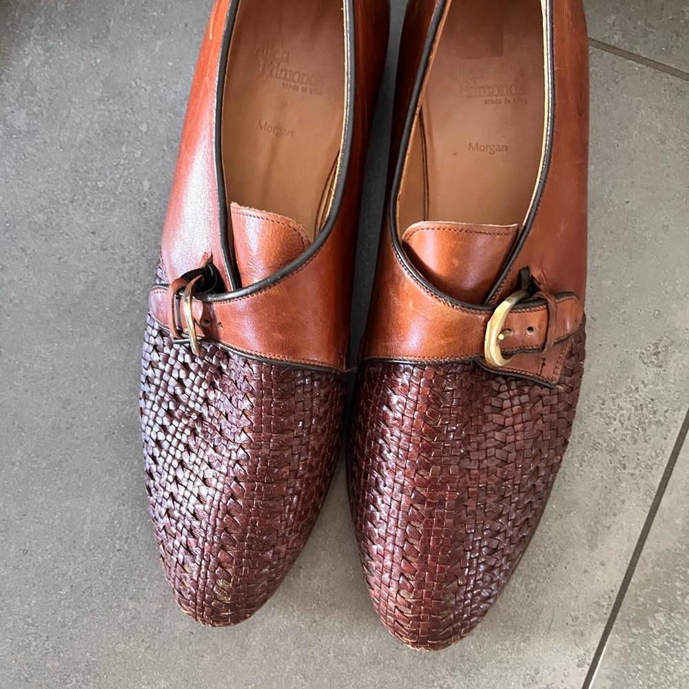 Allen Edmonds Two-Tone Leather Loafers